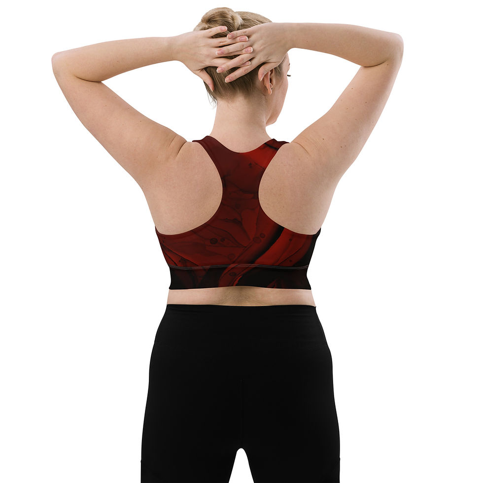 Thumbnail: Inky Red Sports Bra