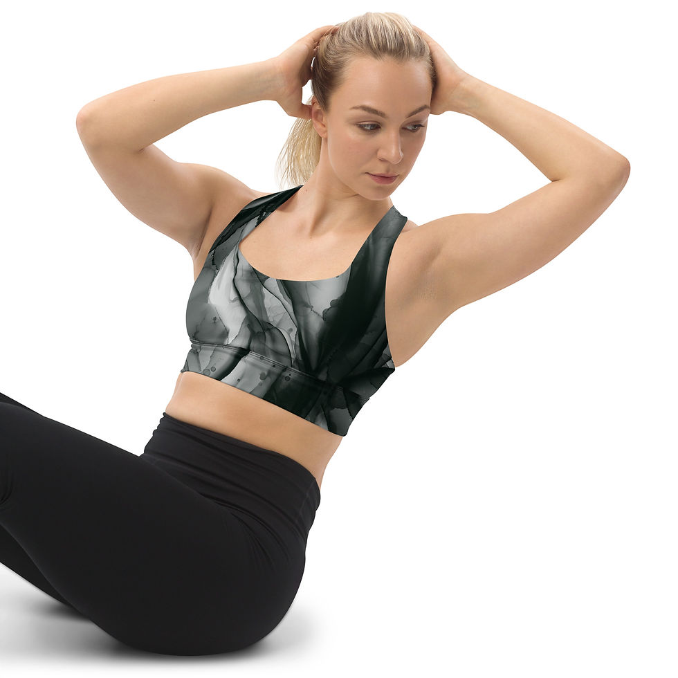 Thumbnail: Inky Grey Sports Bra