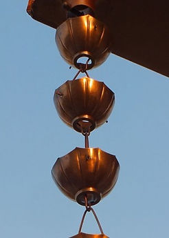 Umbrella Cup Rain Chain