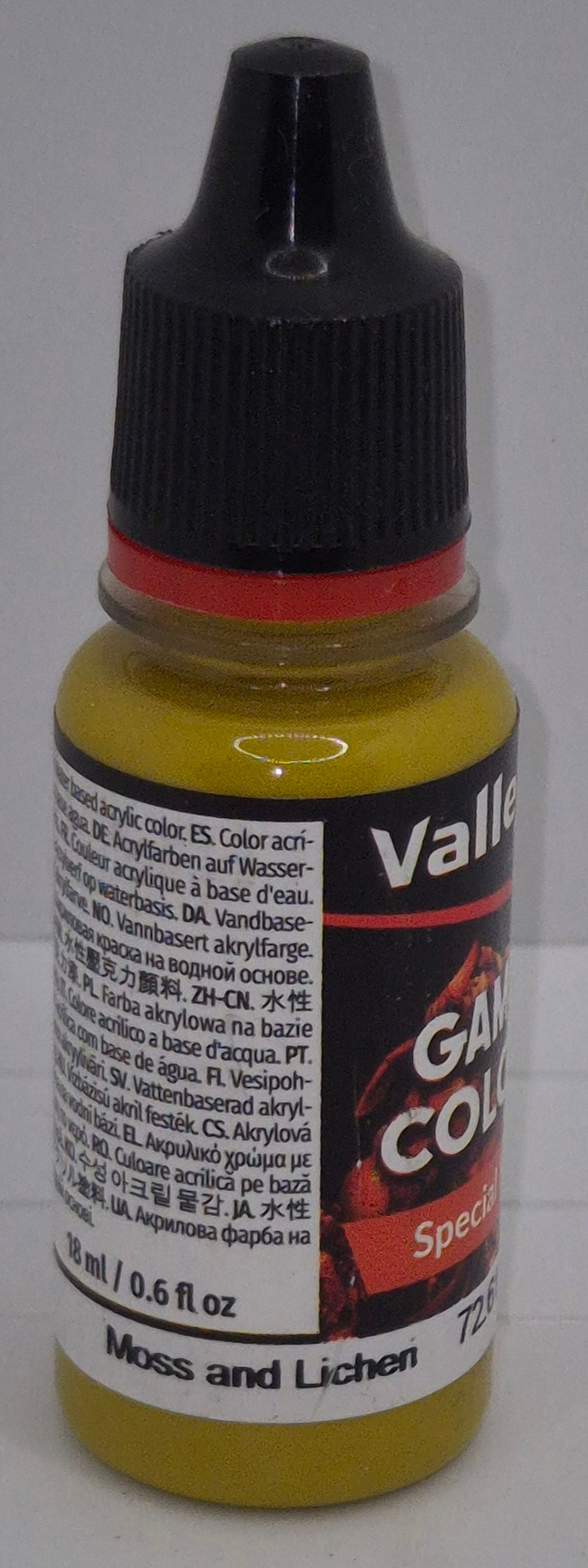 VALLEJO GAME COLOR SPECIAL FX #100 MOSS AND LICHEN PAINT