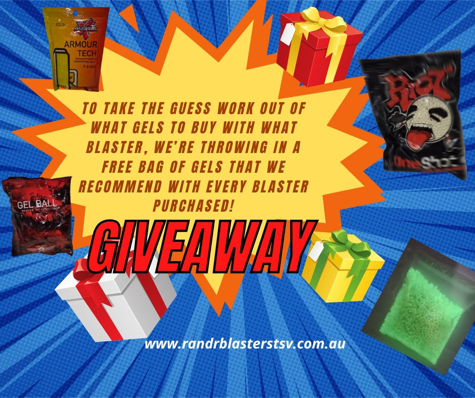 FREE GELS WITH BLASTER PROMO
