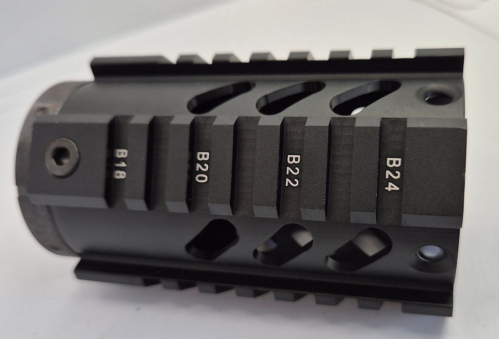 Thumbnail: 4-INCH QUAD RAIL HANDGUARD FULL METAL FOR GEL BLASTER