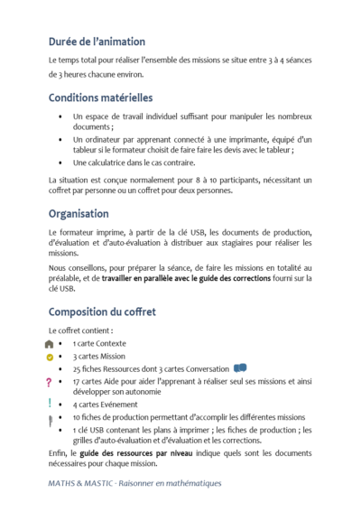 Miniature : Maths & Mastic