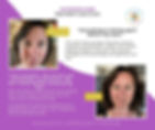 before and after photo of Saumya Ayurveda client showing hair growth and glowing skin