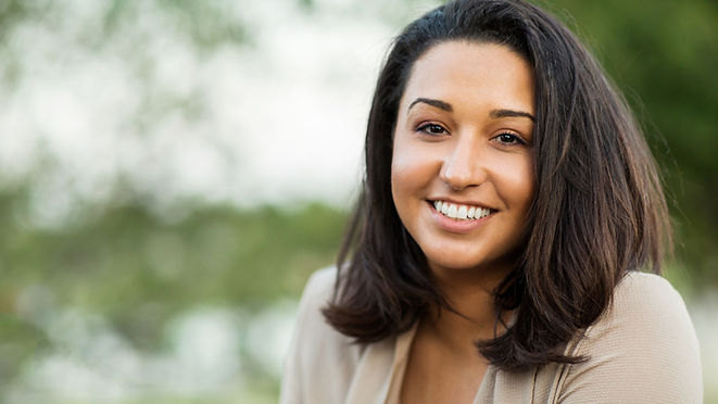 Nasya oil benefits a smiling woman