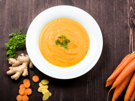 Ayurvedic Recipe: Vata Grounding Carrot Ginger Soup
