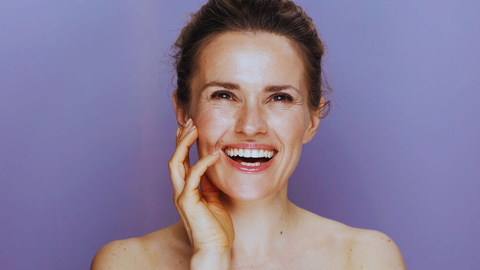 woman smiling
