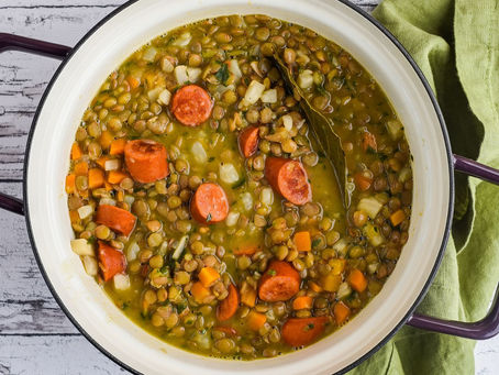 Ayurvedic Shitake Lentil Stew|Immune Enhancing for Vata, Pitta, and Kapha