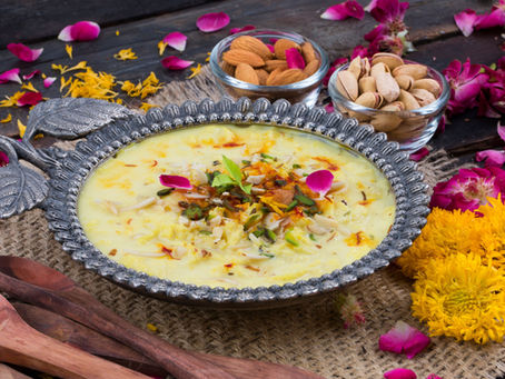 Rose Pistachio Kheer Recipe to Cool Pitta Dosha