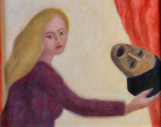 ''Personality ''2021 oil board 28x36cm.