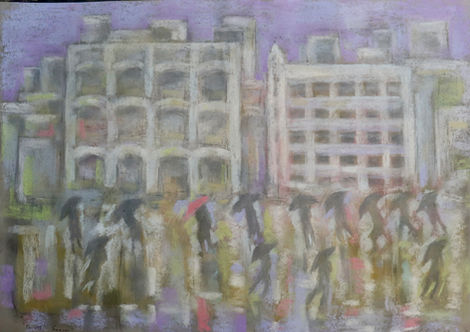 The fourth season
pastel on paper 56x76cm