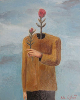 ''Token''2019 oil on board 26x21cm.