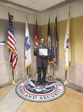 Client, Eric, proud to finally be an american citizen
