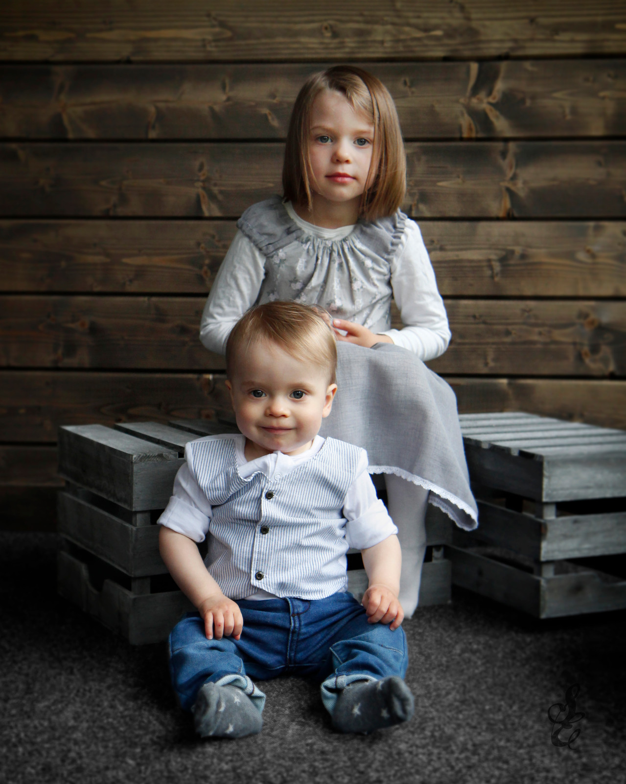 sisaruskuva Pinja ja Lenni