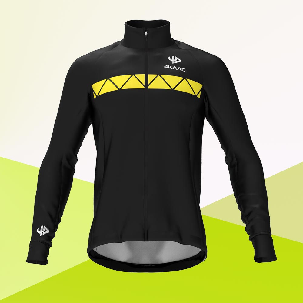 Softshelljacke, schwarz gelb