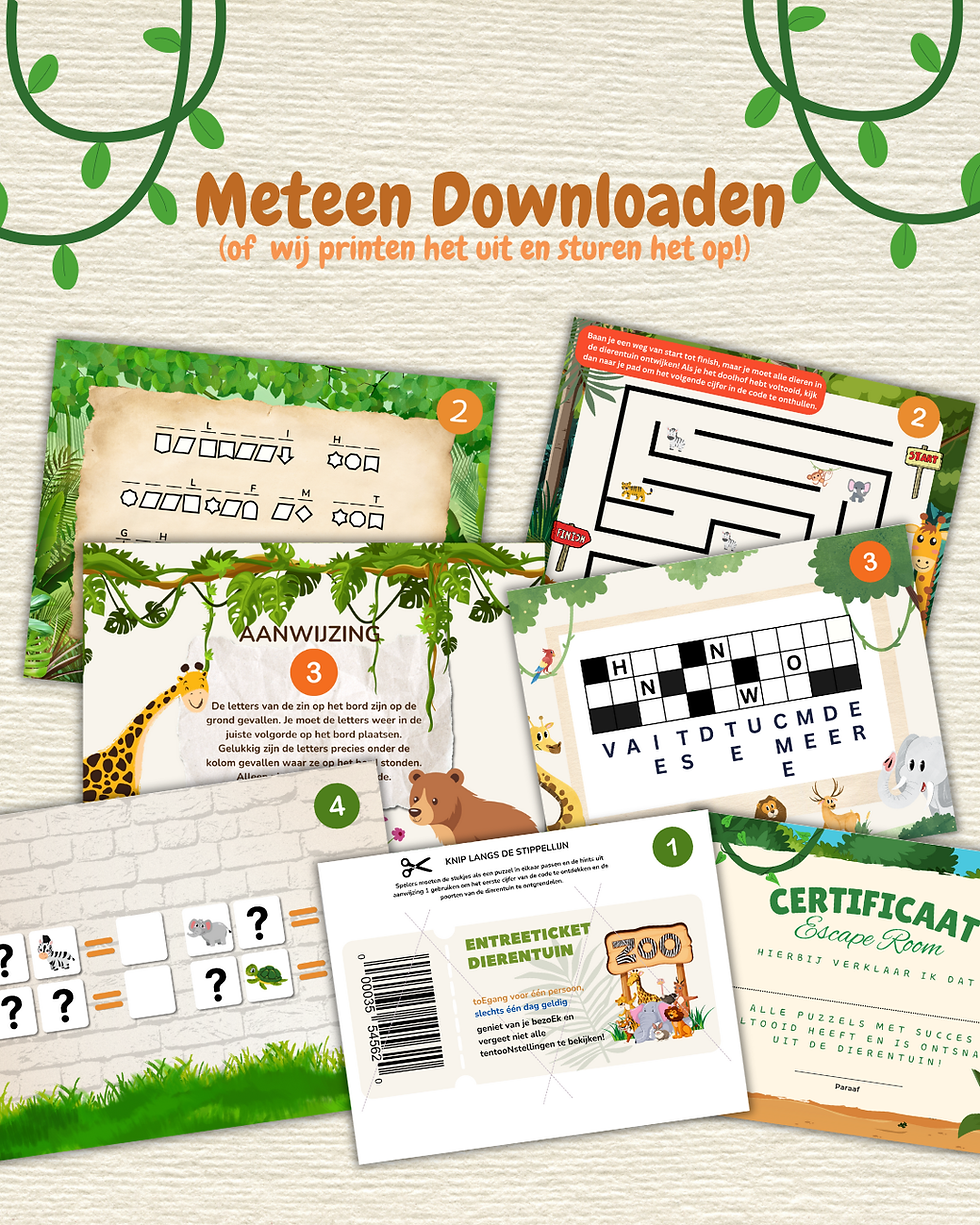 Dierentuin Escaperoom