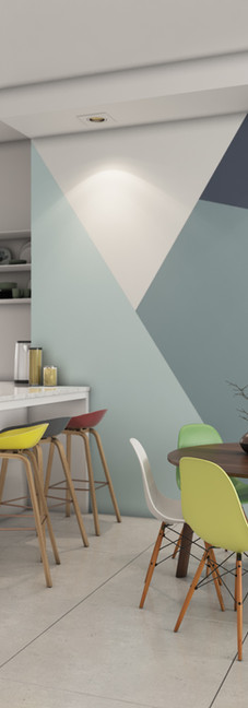 דירה צעירה וצבעונית באם המושבות