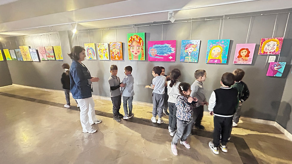 Renklerin Çocuk Hali: Satılmışoğlu Şükrü Sever İlkokulu Öğrencileriyle Sanat Buluşması