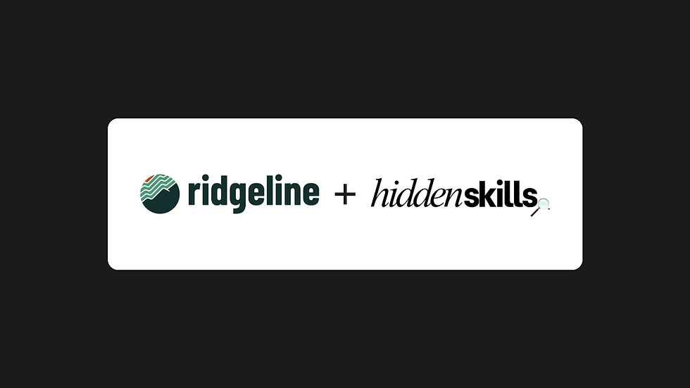 Ridgeline and Hidden Skills logos