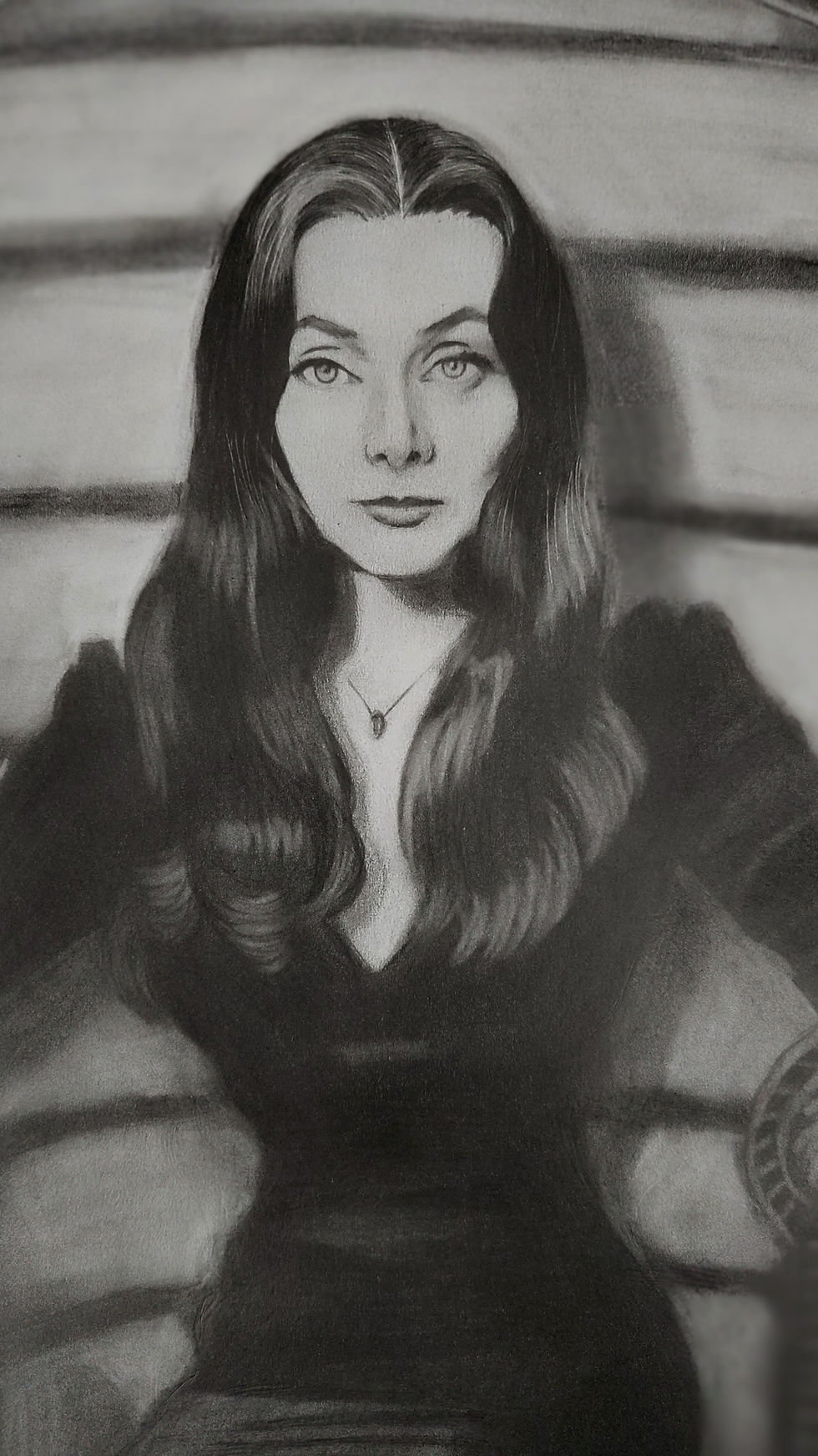 Miniatura: 0581 Mortícia Addams (Carolyn Jones) - The Addams Family 1964