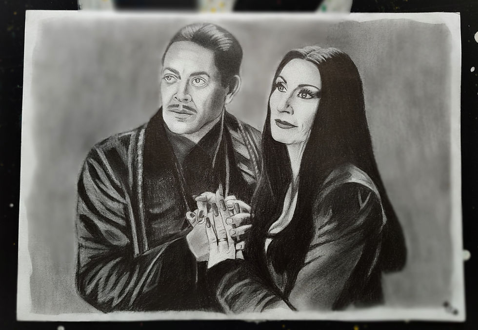 Miniatura: 0572  Gomez and Morticia - The Addams Family (1991 film)