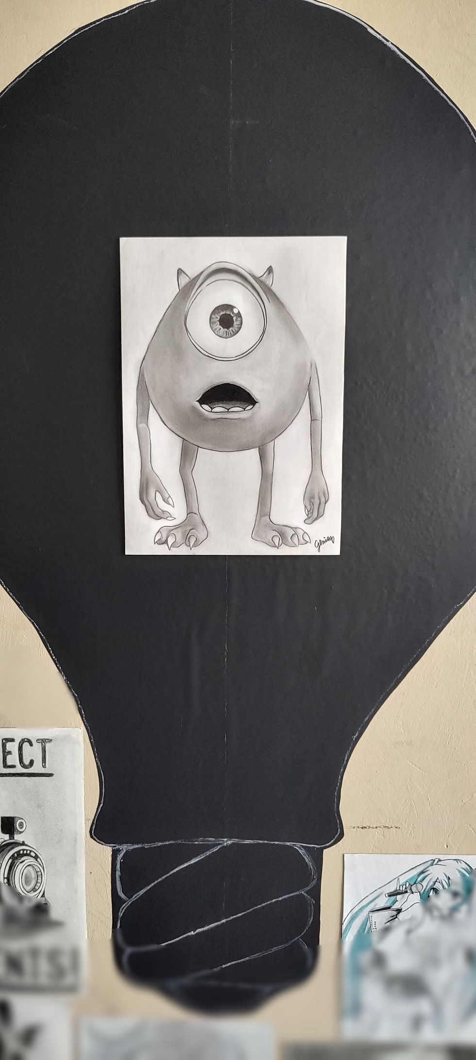 Miniatura: 0278  Mike Wazowski (Monsters, Inc.)-  Pixar / Walt Disney