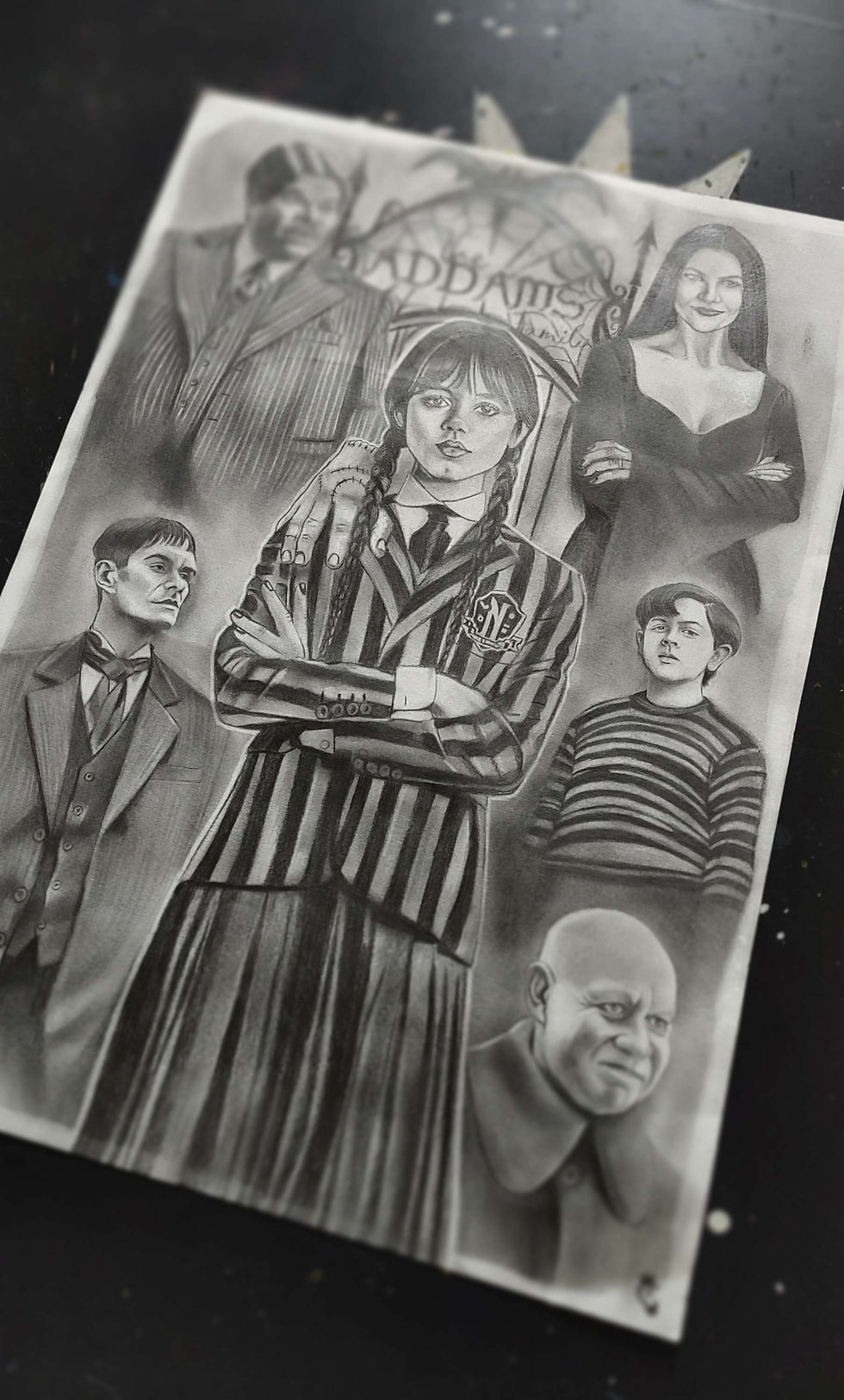 Miniatura: 0588 THE ADDAMS FAMILY ((Wednesday) - "Tim Burton"