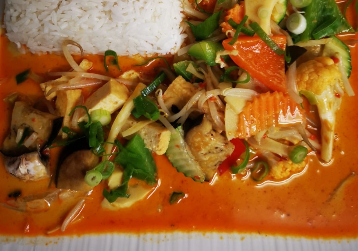 Arranged Food and Objects