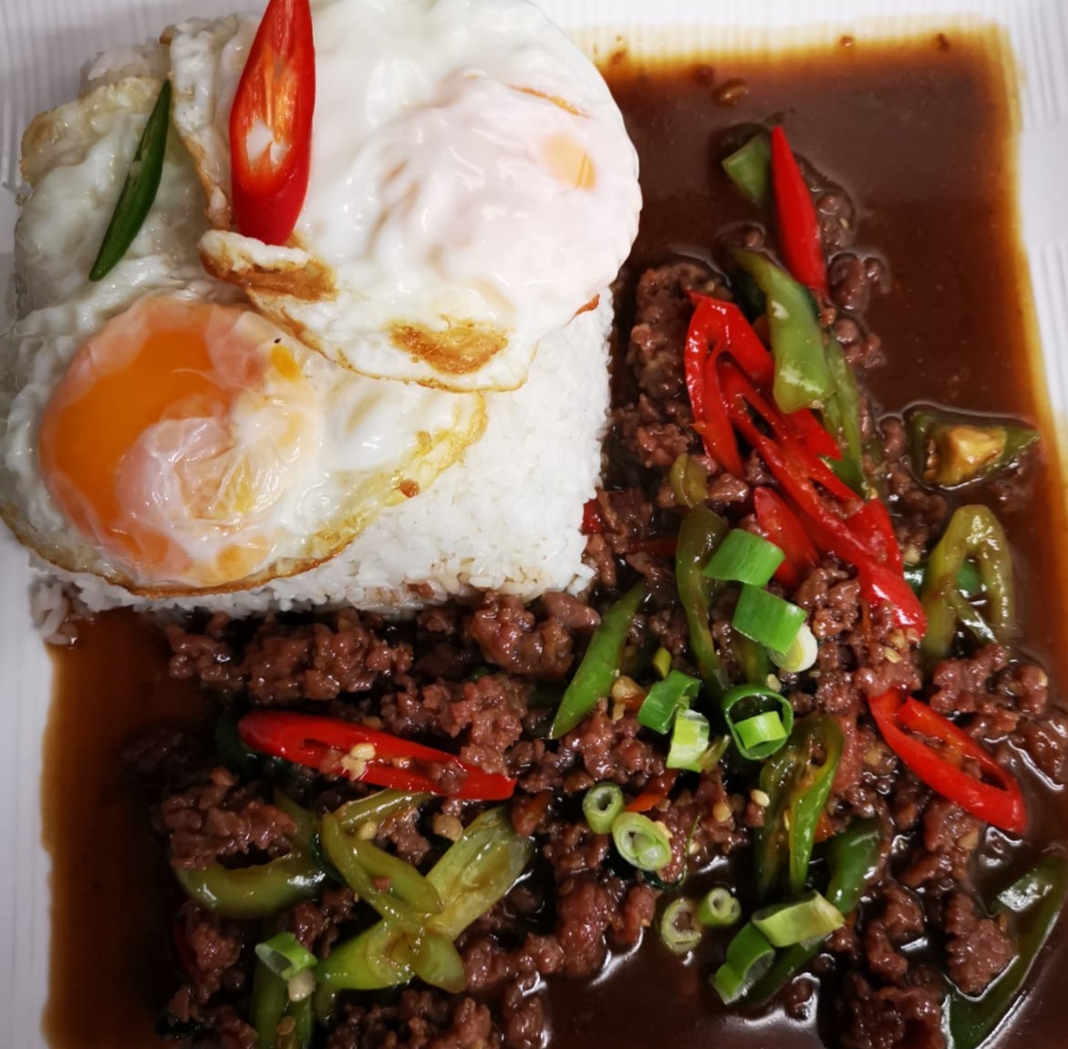 Arranged Food and Objects