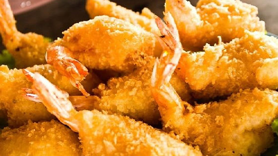 กุ้งชุบแป้งทอด Gung Chup Bäng Thot