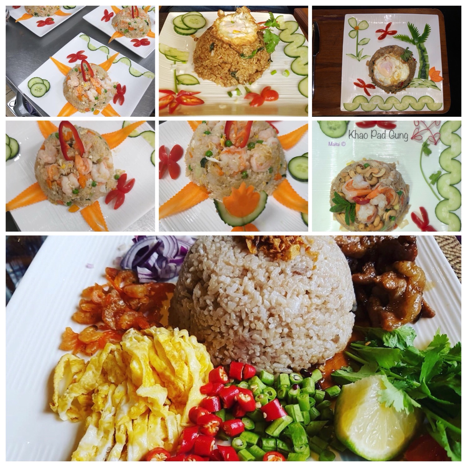 Arranged Food and Objects