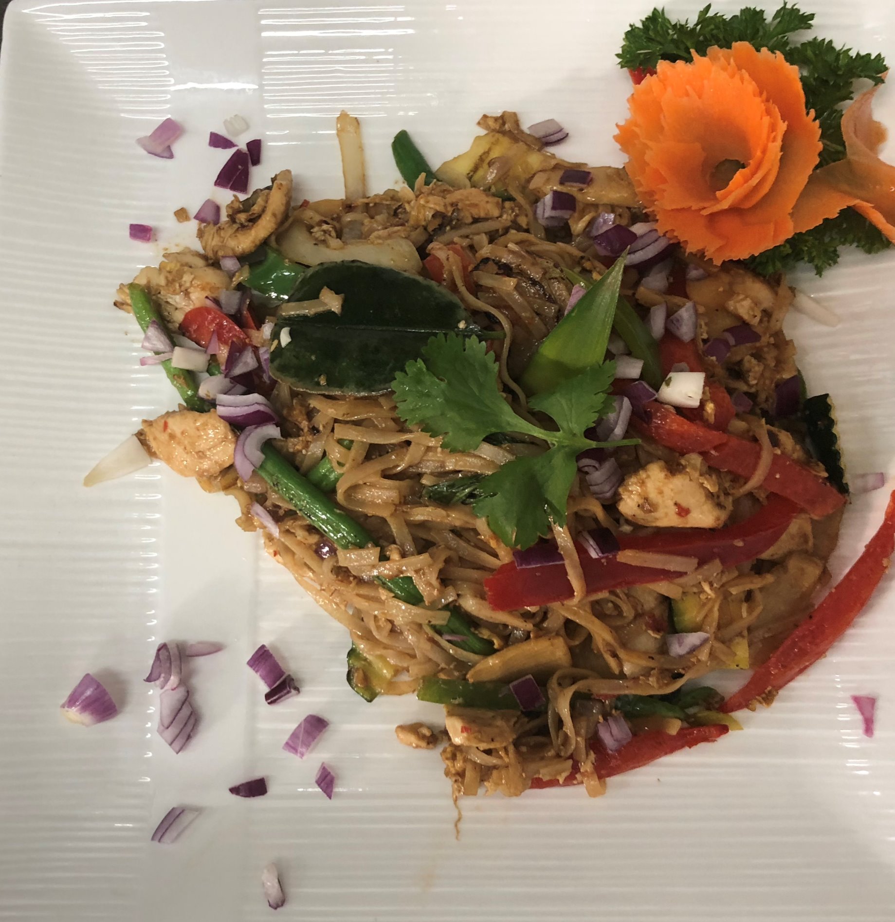 Arranged Food and Objects