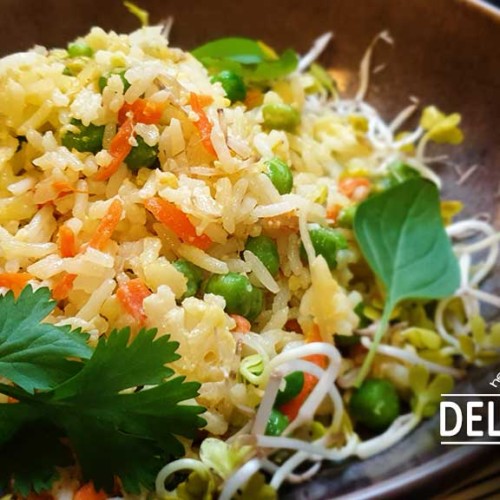 Arranged Food and Objects