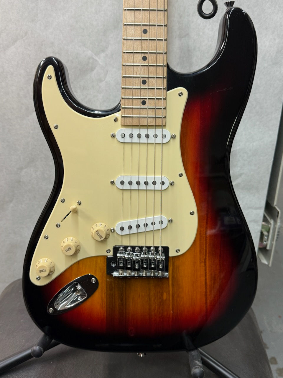 Sawtooth ES Series Electric Guitar, Sunburst/Tortoise
