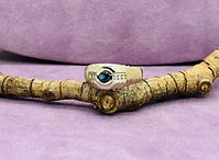 10 KWG Sapphire Mens Ring with Diamond Accents