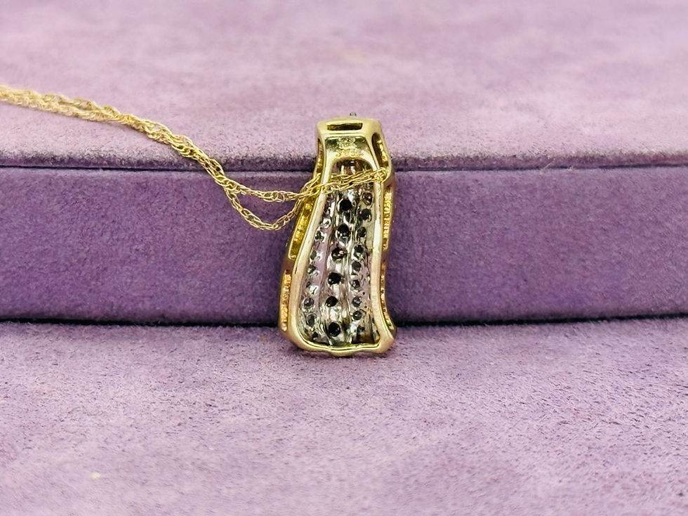 Thumbnail: 10 KYG Champagne Necklace Pendant