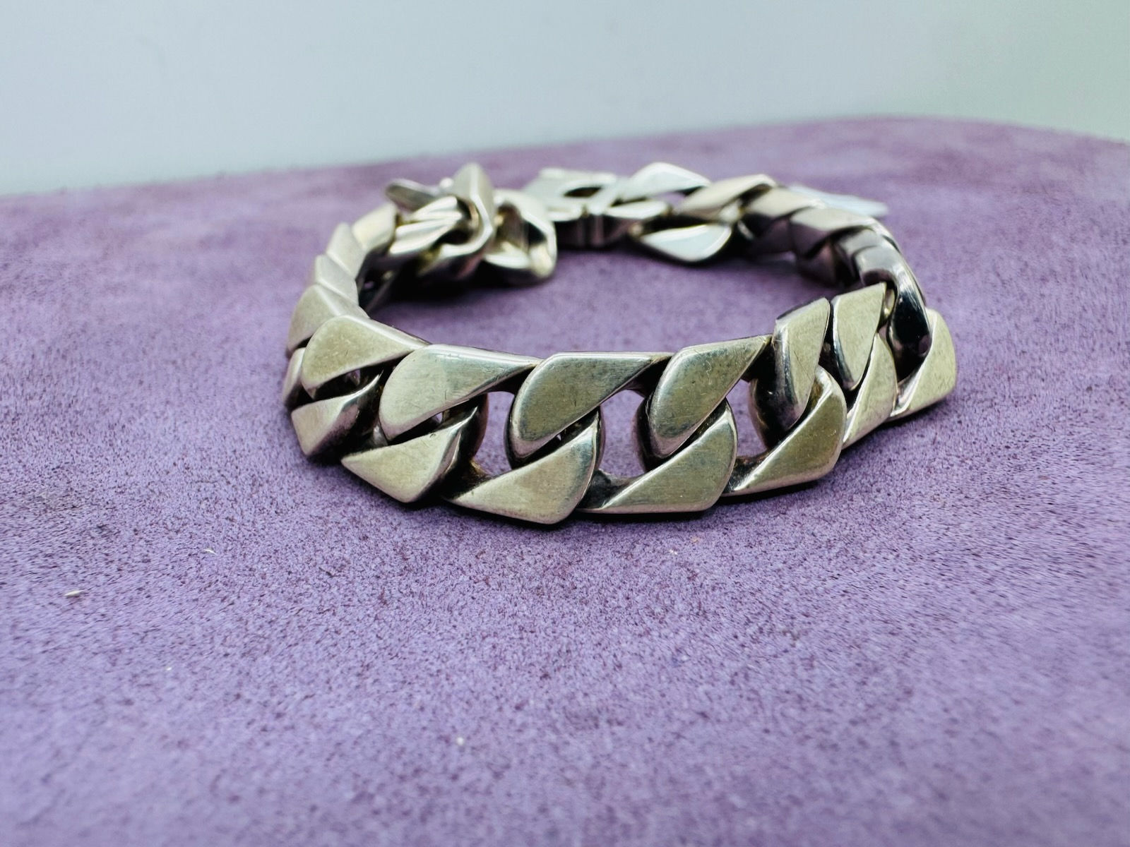 925 Tiffany & Co Curb Bracelet 7"