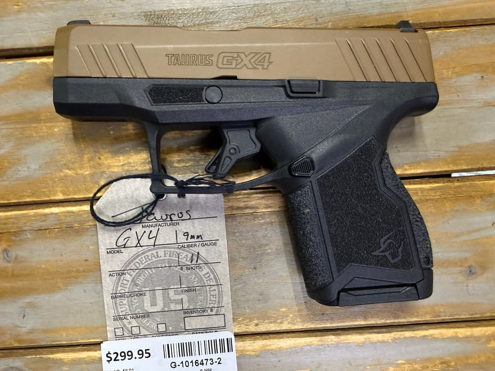 Taurus GX4 Pistol