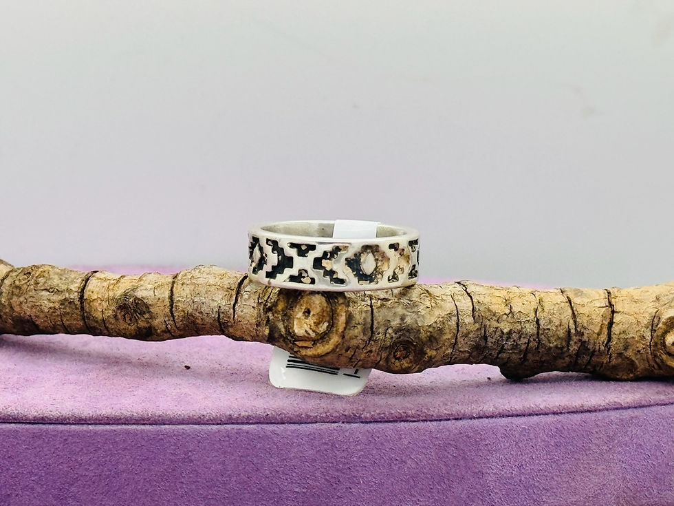 Thumbnail: 925 Native American Stamped Ring