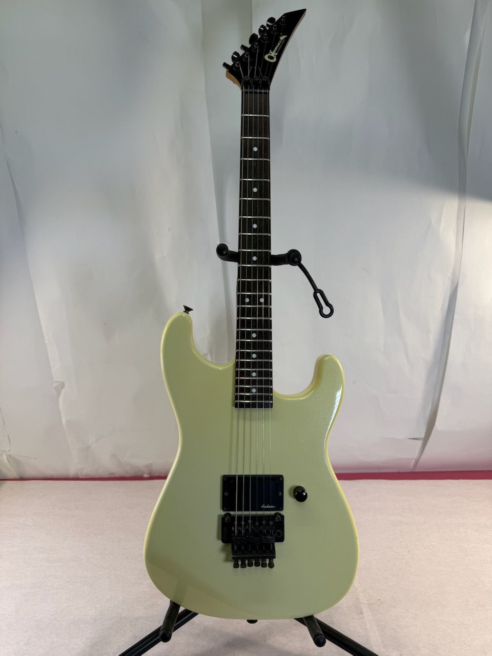 80’s Japan Jackson Charvel Model 1 Guitar Cream With Original Case