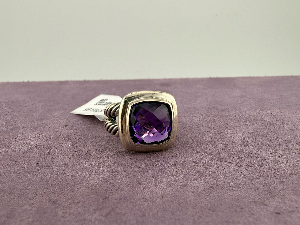 Thumbnail: 925 David Yurman Amethyst Albion Ring