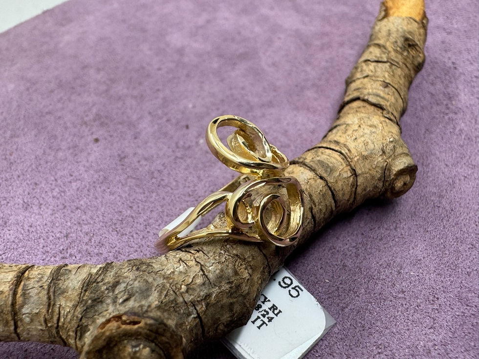 Thumbnail: 14 KYG Swirl Pinky Ring
