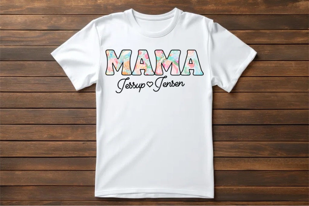 MAMA Floral T-shirt