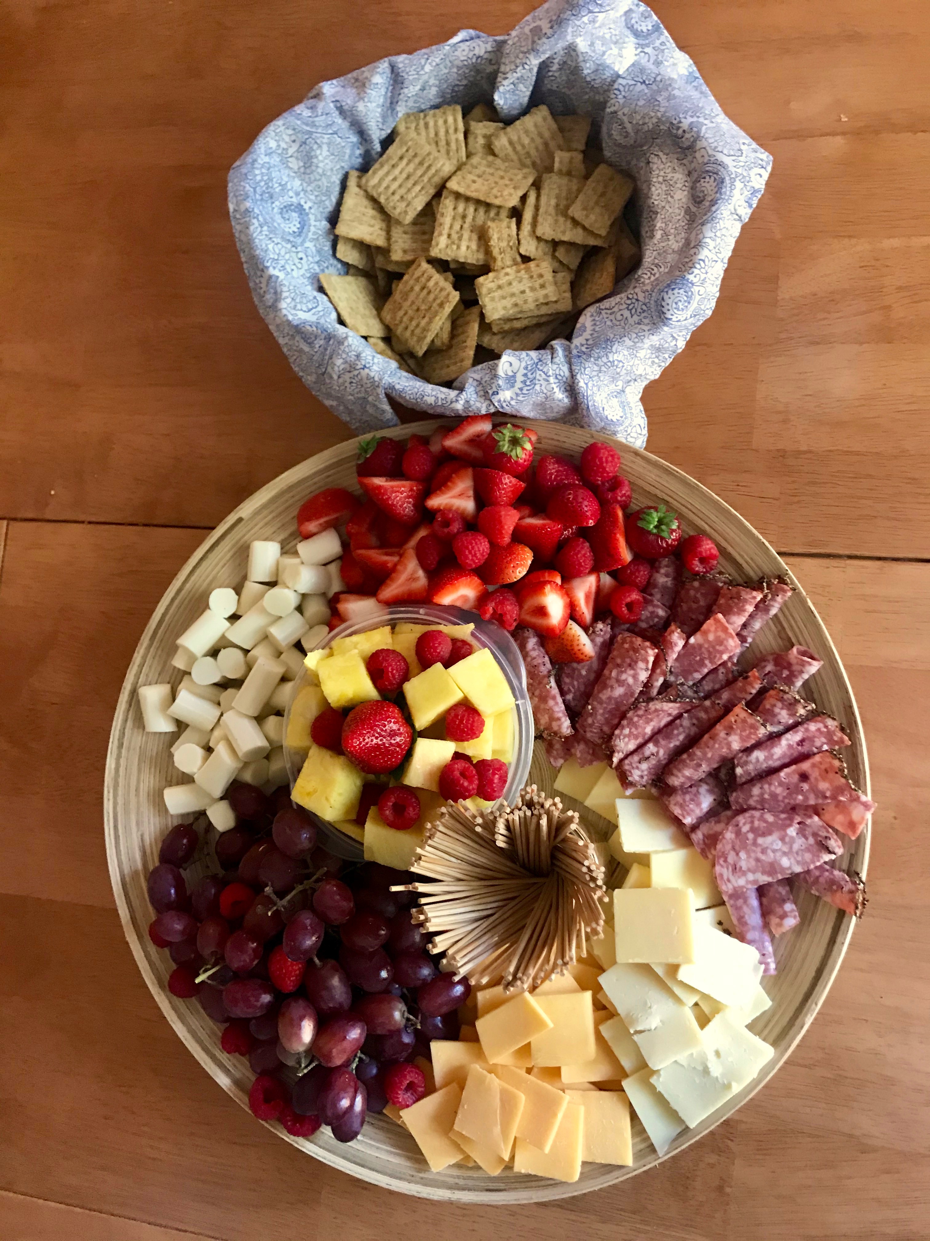 Arranged Food and Objects