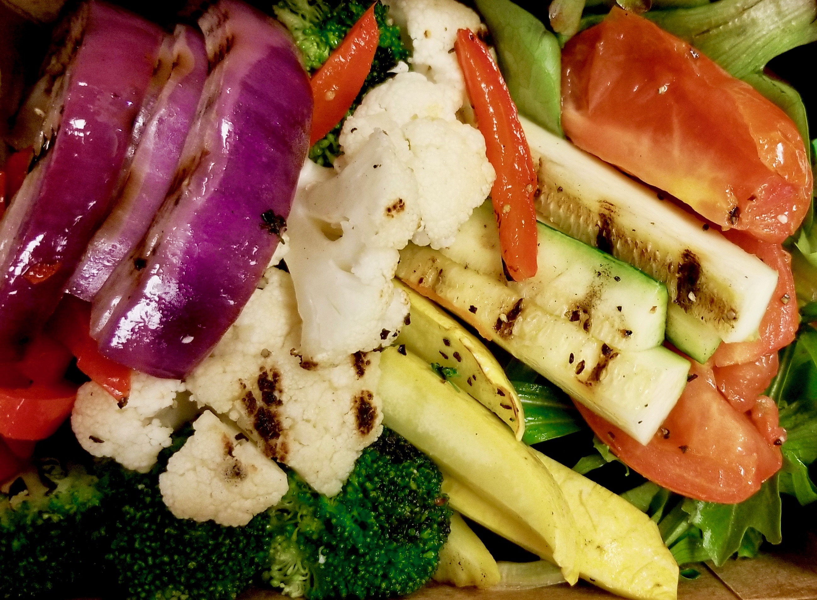 Arranged Food and Objects