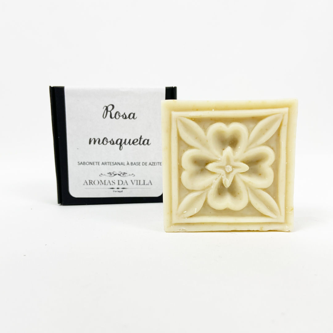 Sabonete artesanal Rosa Mosqueta Aromas da Villa