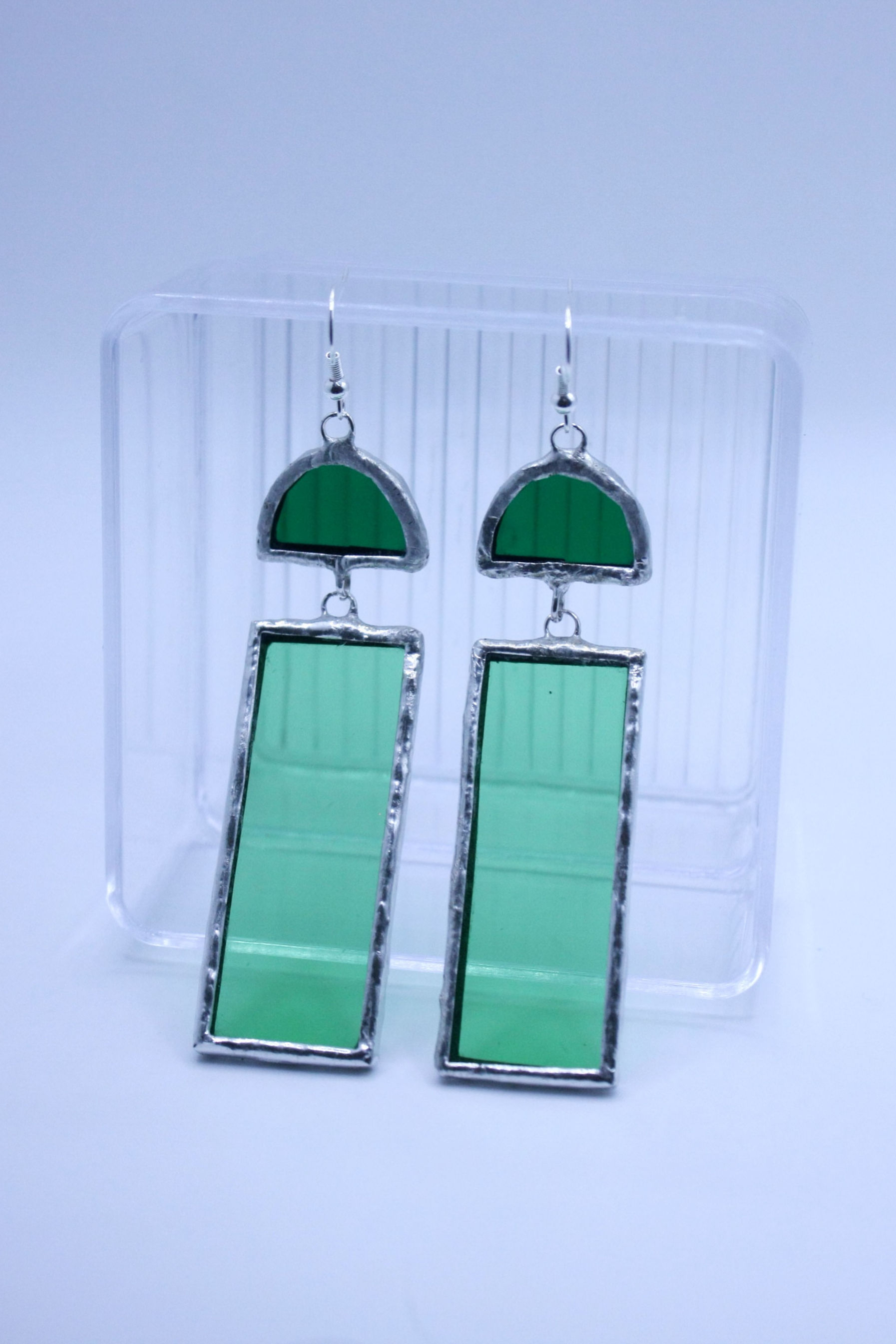 Pendientes de vidrio DUO LARGO