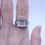Thumbnail: Rose quartz and 925 silver ring