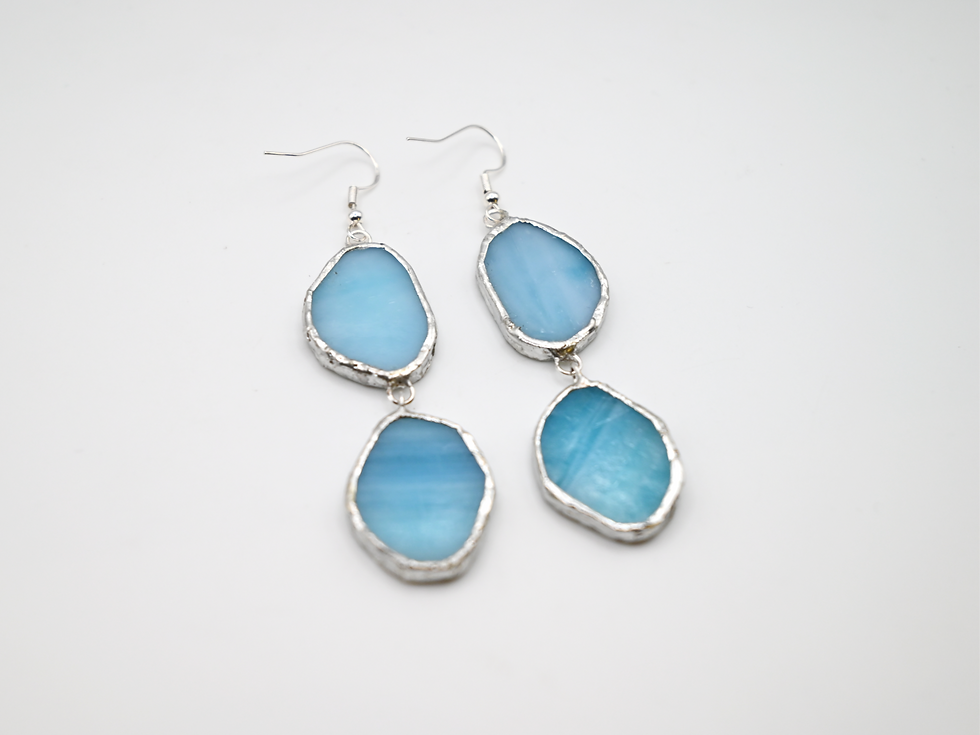 Miniatura: Pendientes De Vidrio PIEDRAS XV