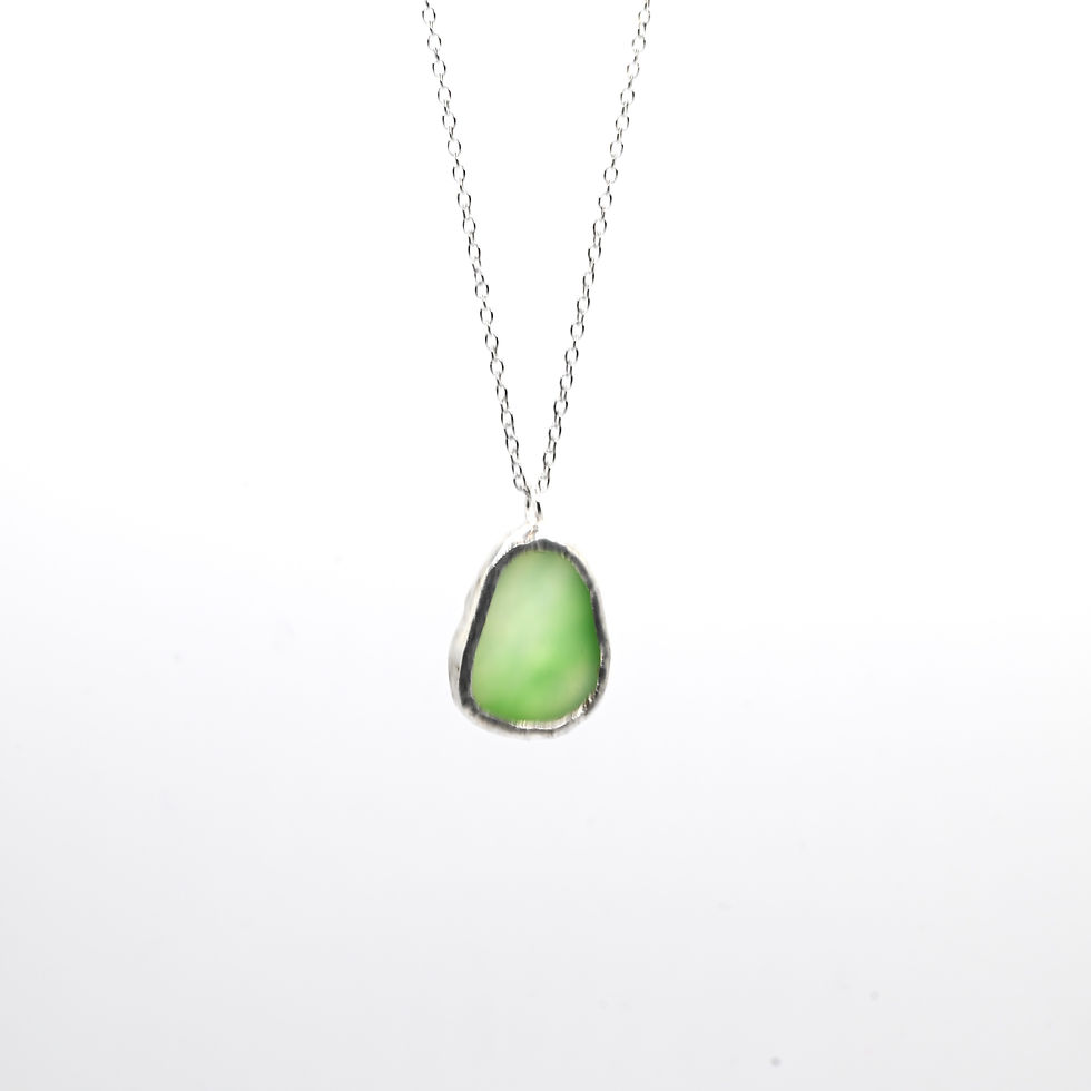 Miniatura: Collar Tiffany PIEDRA verde I
